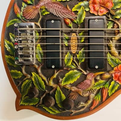 Blueberry Handmade Five-String Electric Bass Guitar with Seymour Duncan Bassline Pickups image 13