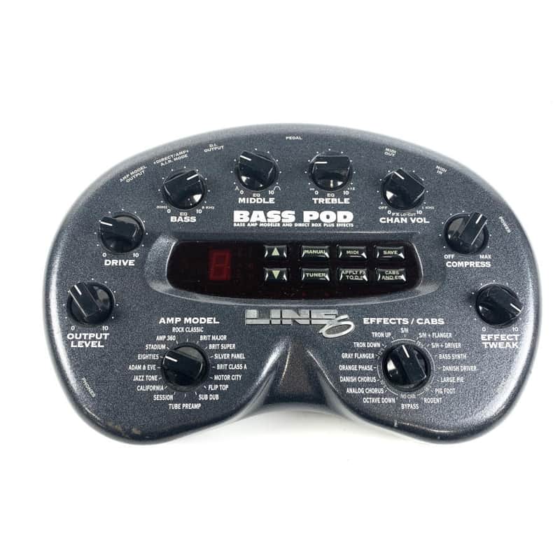 Line 6 Bass POD Multi-Effect and Amp Modeler 2001 - 2003 - Black TGHM image 1
