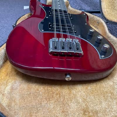 Hagstrom HB-8-WCT 8-String Bass 2010s - Wild Cherry Transparent image 8