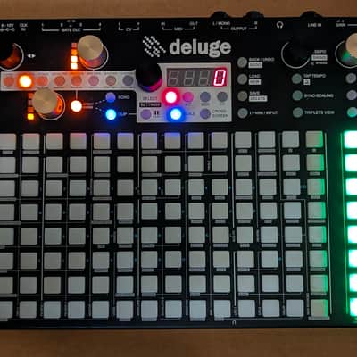 Synthstrom Audible Deluge 64-Voice Desktop Synthesizer with Numeric Display - Black image 2
