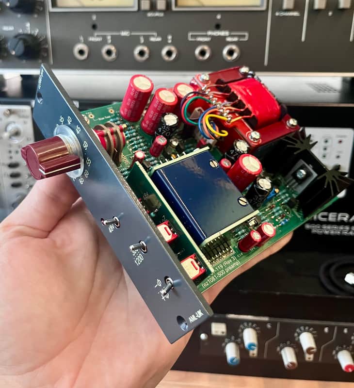 AML ez1081 500 Series Mic Preamp (Neve 1081 Clone) image 1