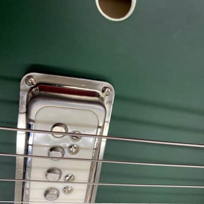Guild X-175 Manhattan Special Hollowbody Electric Guitar - Ford Green w/ Case image 11