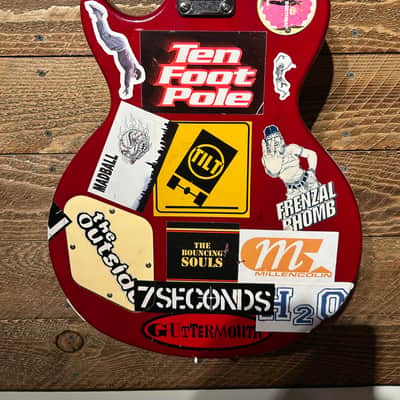Epiphone Les Paul 100 80’s 90’s - Cherry Burst “Sticker Bomb”💣 image 6