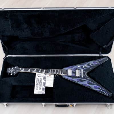 2002 Jackson USA Dave Mustaine Y2KV Black Ghost Flames w/ Hangtags & Case image 18