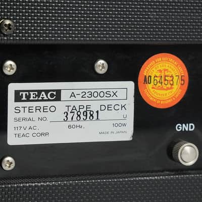 TEAC A-2300SX Vintage Reel-to-Reel Tape Deck – 3-Head – Professionally Restored – 1-Year Warranty image 17