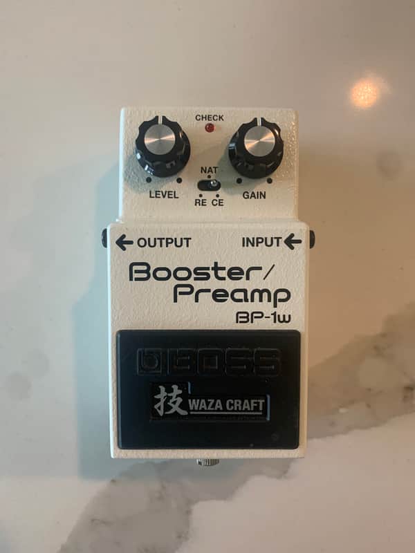 Boss BP-1W Booster / Preamp Waza Craft 2023 - Present - White image 1