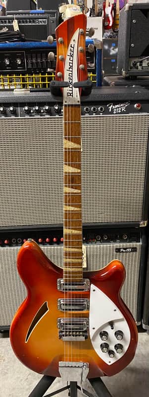 1966 Rickenbacker 375-6 - Fireglo - Includes Hardshell Case image 1