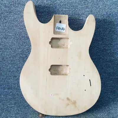 Unfinished Basswood HH Guitar Body for Custom Project image 1