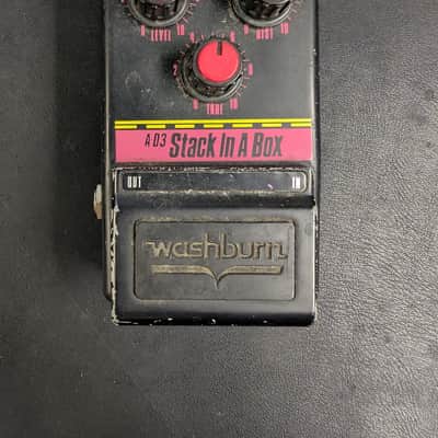 Vintage Washburn A-D3 Stack in a Box 1980s Guitar Effect Pedal Marshall Stompbox image 1