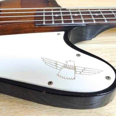 1991 Greco Thunderbird IV TB1100 Electric Bass Guitar Japan Fujigen Gibson Lawsuit w/Original Case image 7