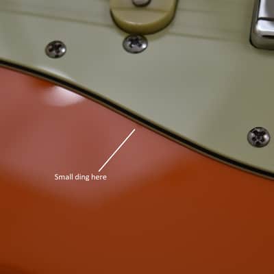 Schecter Nick Johnston Traditional HSS Guitar Atomic Orange B Stock 0890 image 8