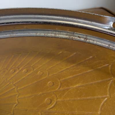 Pearl MIJ 16" 7 Lug Drum Hoop 1960s image 13