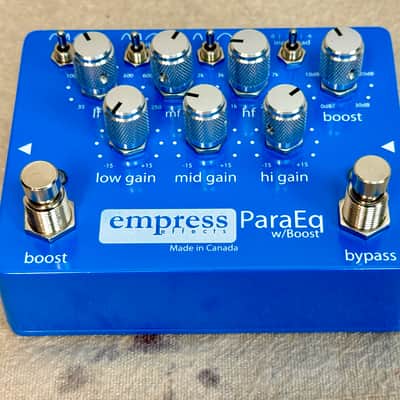 Used Empress ParaEq with Boost Circa 2010's Blue with Box image 4