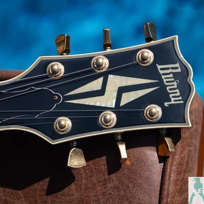1989 Burny RLC-65 - 60's Style Les Paul Custom w Open Book Headstock & Split Diamond Inlay - Made in Japan - Pro Set Up w Perfect Frets/Action/Intonation! image 2