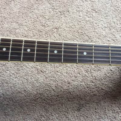 Alvarez 5055 Bluesman Acoustic, Sunburst hardshell case image 4