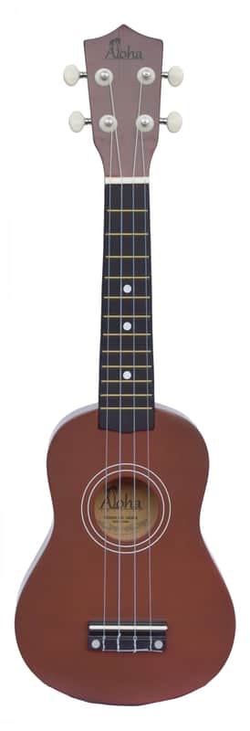 Aloha UK402 Soprano Ukulele - Coffee image 1
