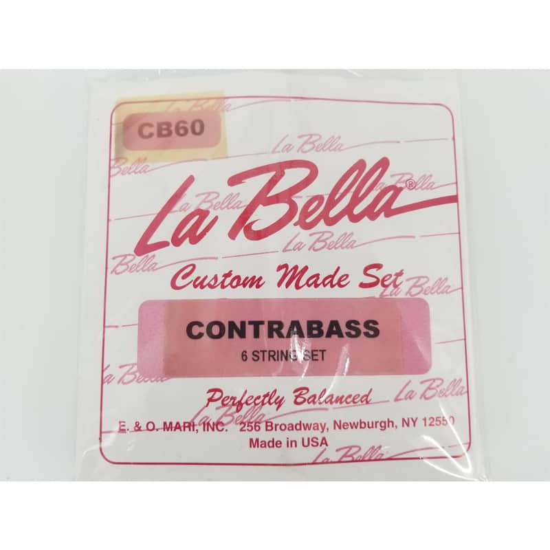 La Bella CB60 Classical Contra Bass Plain End Strings - .28-.090 6-string image 1