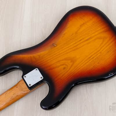 1978 Fender Precision Bass Sunburst Vintage Bass, 100% Original w/ Case image 15