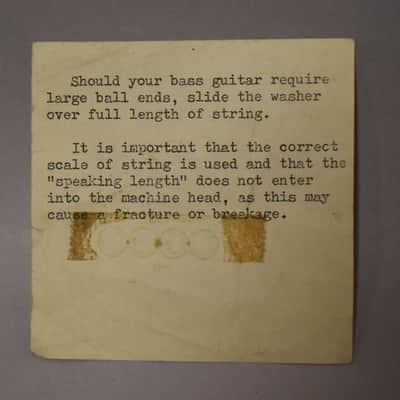 1950's Gibson Mona-Steel String Box Bass Strings Case Candy image 4
