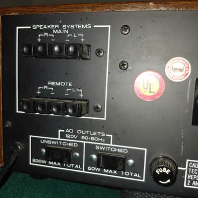 Marantz Model 2215 15-Watt Stereo Solid-State Receiver 1971 - 1973 - Fully Restored Silver with Woodgrain Vinyl Cover image 6