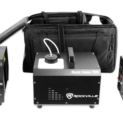 (4) American DJ MOD STQ Compact LED DMX Par Wash Lights w/Remote+Fogger+Cables image 21