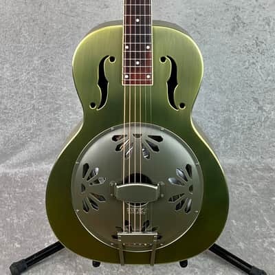 SPECIAL-ORDER! GRETSCH G9202 Honey Dipper™ Special Round-Neck Brass Body Resonator Guitar image 6