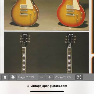 Aria LS-500 Les Paul Flame Maple Top Set Neck Tobacco Burst 1978 Made In Japan image 24