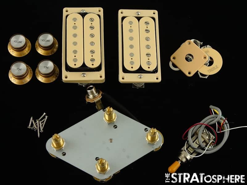 USED Gibson Les Paul Standard 60s Double Trouble Burstbucker PICKUPS POTS KNOBS image 1