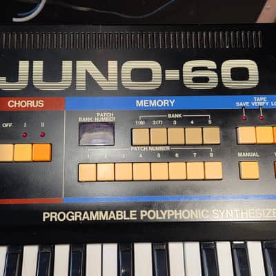 Vintage 1983 Roland Juno-60 61-Key Polyphonic Synthesizer - RECENTLY SERVICED!! image 3