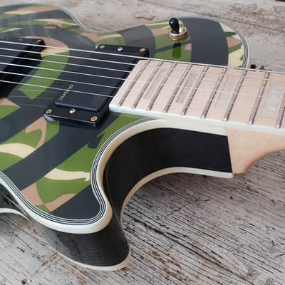 Epiphone Zakk Wylde Les Paul Custom 2008 Bullseye Camo image 4