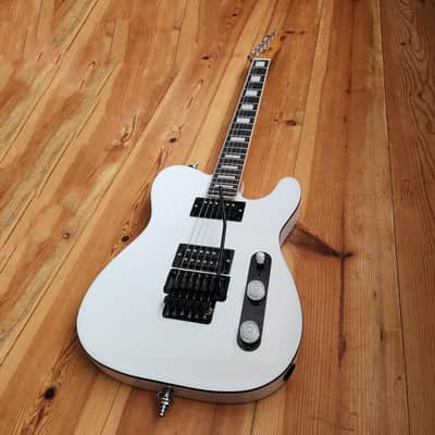 Carparelli Custom T-Style Electric Guitar – White Alder Body, Floyd Rose, Hand-Wound Humbuckers image 2