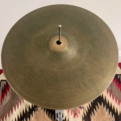 Zildjian 13" A. Zildjian '60s Stamp Hi-Hat Cymbals (Pair) 1960s - 760g and 1174g image 5