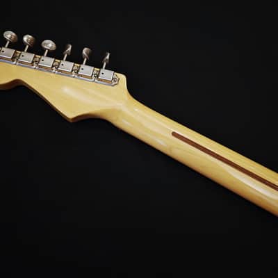 Fender Japan STR-VC Stratocaster 2011 - Burgundy to Green image 6