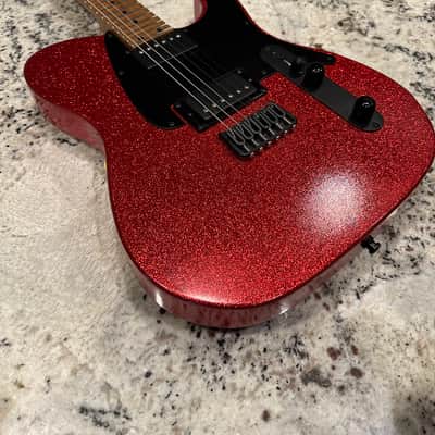 LsL Instruments T Bone 24 Fret - Brilliant Fire Sparkle - Matching Headstock image 5