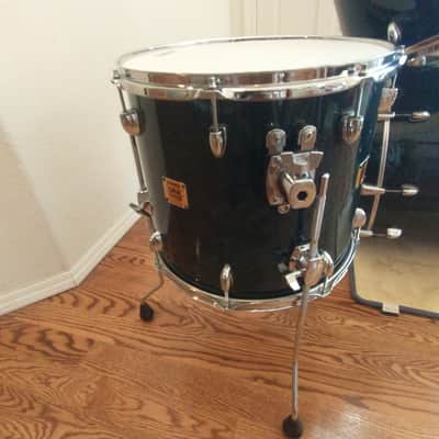 Yamaha Oak custom drums made in Japan uzikuri emerald lacquer pro heads excellent image 6