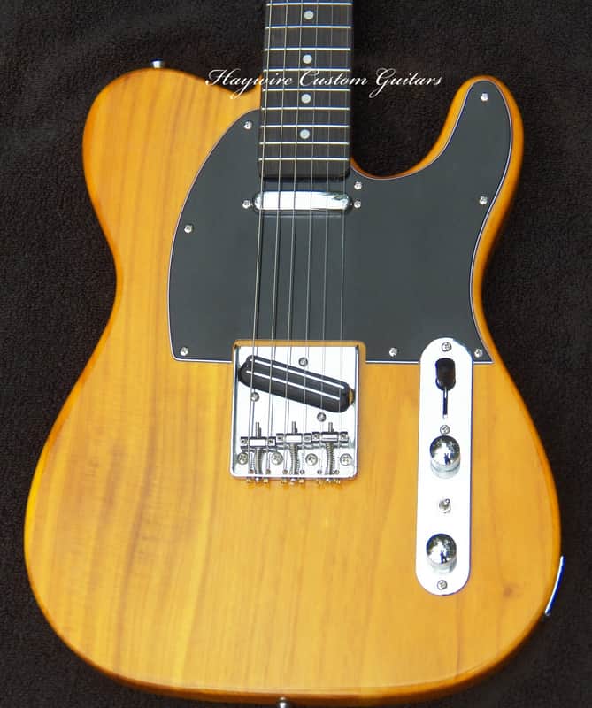 XX-Wide 2" Neck(51mm nut) X-Light Butterscotch Telecaster+ 12" Radius Maple/Ebony 22 Frets+ Twin Blade Humbucker Bridge Pickup w/Coil Split+Treble-Bleed Circuit+ Leveled, Crowned and Polished Frets +Grover 406c Locking Tuners+ Full Low-Action Setup! image 1