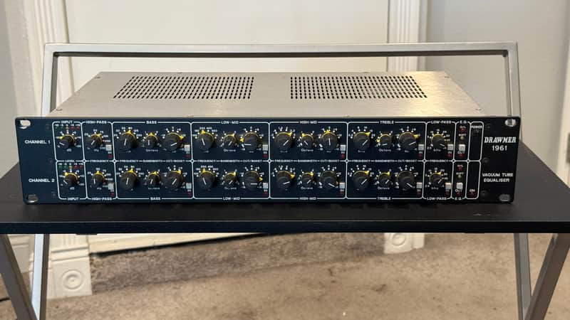 Drawmer 1961 2-Channel Vacuum Tube Equalizer 1994 - Present - Black image 1