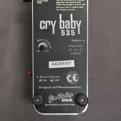 Early 2000's Jim Dunlop Cry Baby BB535 Wah Pedal image 3