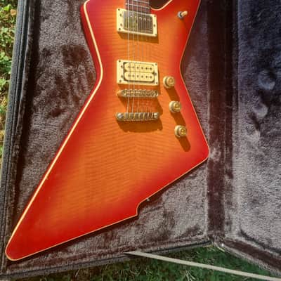 Ibanez DT400 Destroyer with Dot Inlays 1981 - Cherry Sunburst image 3