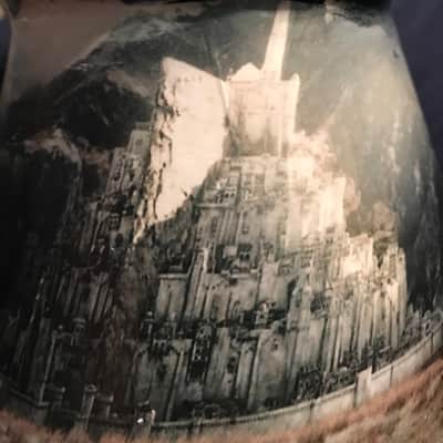 ARTISTIC LORD OF THE RINGS HAND DRUM BY COYOTE ARTS BY TRACY JON POWELL OF UTAH image 19