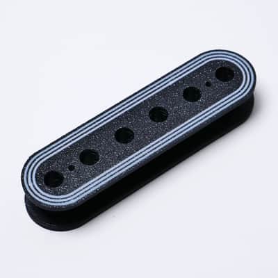 Custom ABS Humbucker Pickup Bobbins, Deco Style, 50mm/52mm Pole Spacing - Slug Side, Screw Side & Sets-Red / Full Set / 52mm image 7