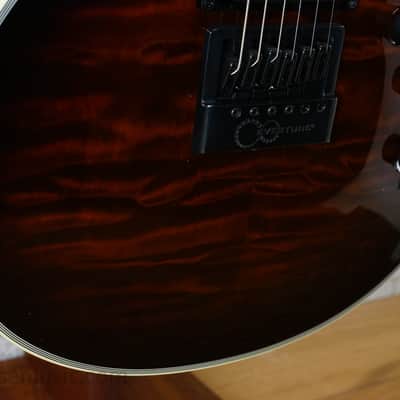 ESP LTD EC-1000 Evertune QM - Dark Brown Sunburst image 5