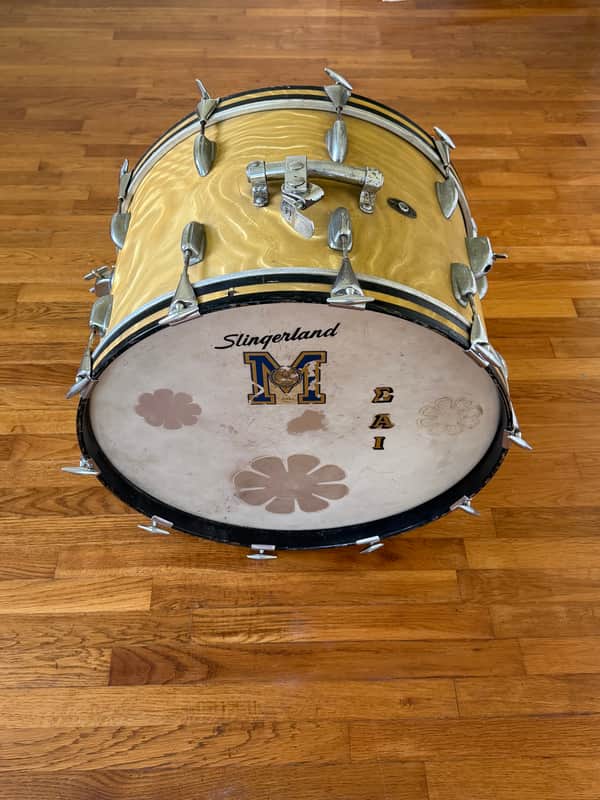 Slingerland satin flame 1966 - satin flame image 1