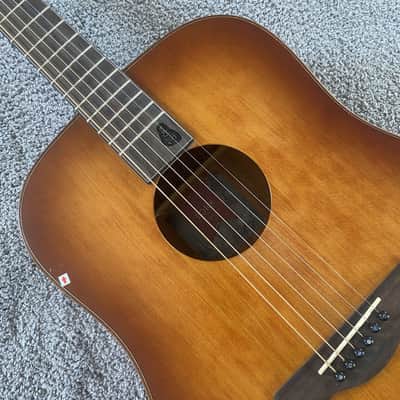 41 Inch Vintage Acoustic Guitar, Solid Spruce Top Body, Mahogany Neck, Rosewood Fingerboard image 7