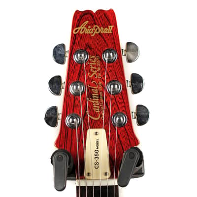 Aria Pro II CS-350 Cardinal Series Electric Guitar w/CBC Japan 1980's Transparent Red image 5