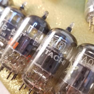 Matsushita etc. Matched Pair (2) 6AQ8 Japan tNOS AT1000 TESTED Vacuum Tubes ECC85 dual triode 1962-1980 image 4