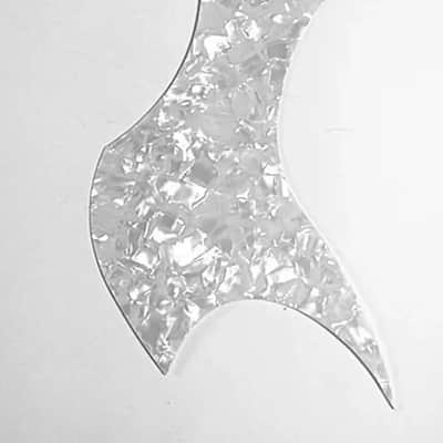Custom Acoustic Guitar Pickguard – White Pearl Shell, Anti-Scratch Protective Guard for Acoustic Guitar image 1