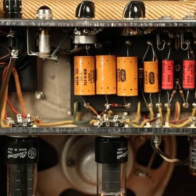 1955 Fender Princeton Amp Tweed 5E2 - Narrow Panel image 7