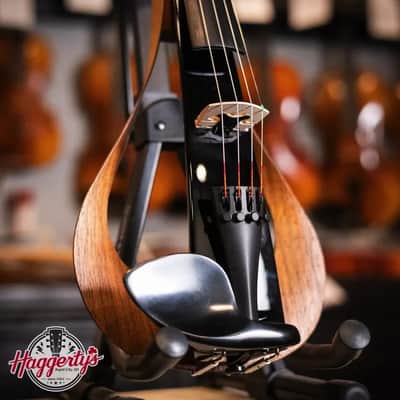 Yamaha YEV-104BL Electric Violin Black image 1