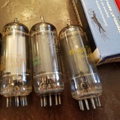 RCA etc. Matched Pair (2) 6CL6 Power Output Pentode tNOS AT1000 TESTED Vacuum Tubes Audio 1952-1970 image 4